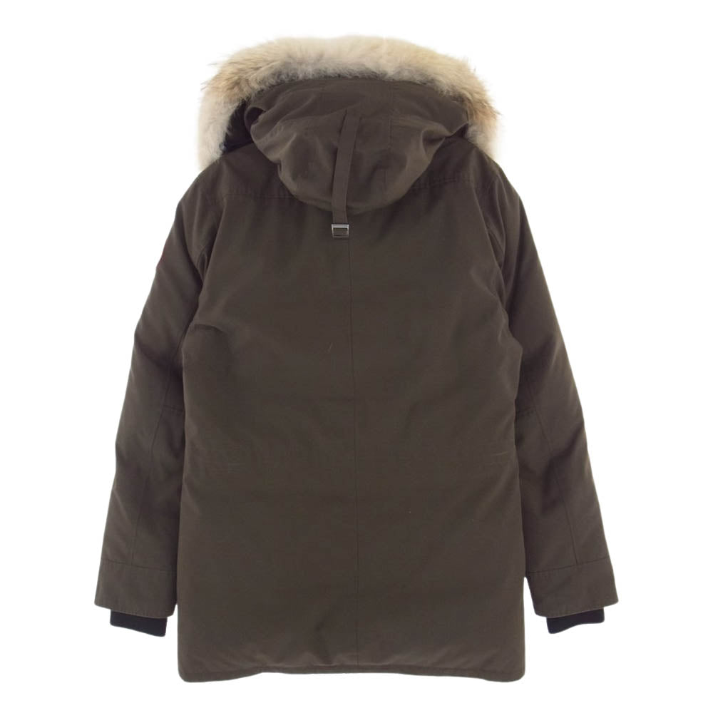CANADA GOOSE カナダグース 2300JM 国内正規品 グリフィンインターナショナル BROOKFIELD PARKA ブルックフィールド パーカー ダウンジャケット カーキ系 S【中古】