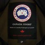 CANADA GOOSE カナダグース 2300JM 国内正規品 グリフィンインターナショナル BROOKFIELD PARKA ブルックフィールド パーカー ダウンジャケット カーキ系 S【中古】