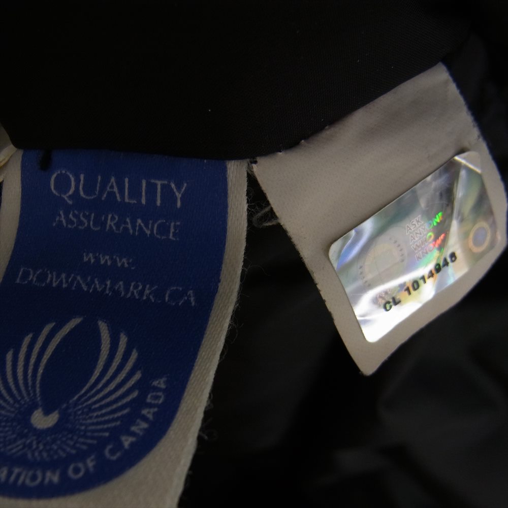 CANADA GOOSE カナダグース 2300JM 国内正規品 グリフィンインターナショナル BROOKFIELD PARKA ブルックフィールド パーカー ダウンジャケット カーキ系 S【中古】