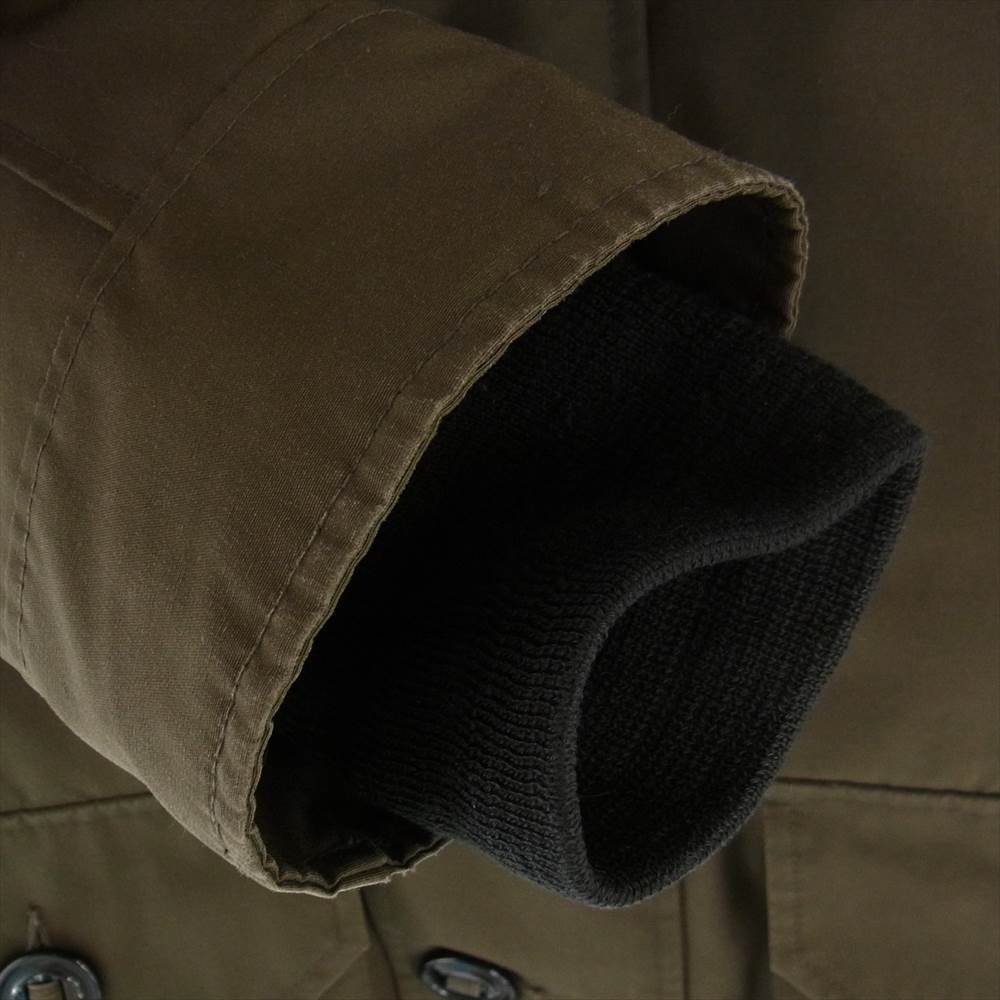 CANADA GOOSE カナダグース 2300JM 国内正規品 グリフィンインターナショナル BROOKFIELD PARKA ブルックフィールド パーカー ダウンジャケット カーキ系 S【中古】