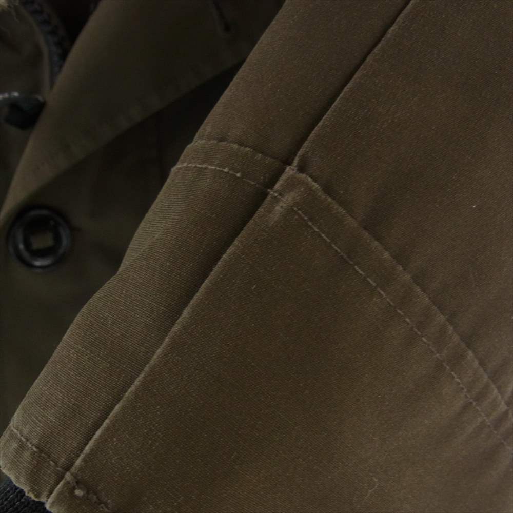 CANADA GOOSE カナダグース 2300JM 国内正規品 グリフィンインターナショナル BROOKFIELD PARKA ブルックフィールド パーカー ダウンジャケット カーキ系 S【中古】