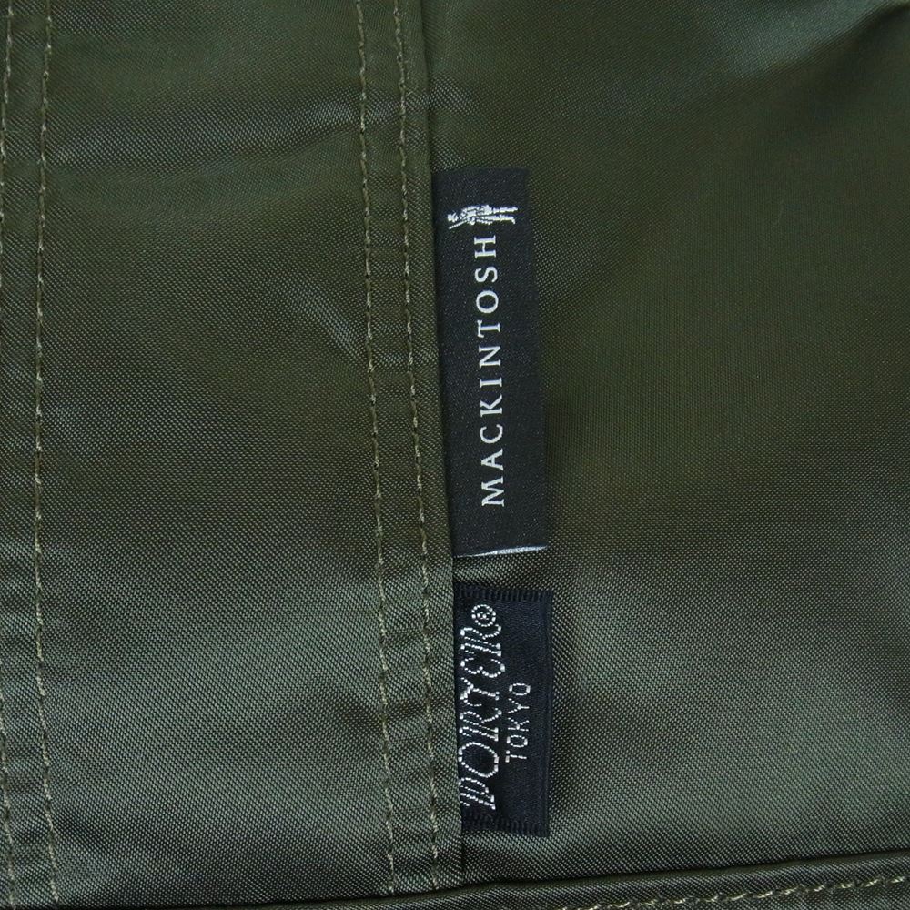 PORTER ポーター MACKINTOSH マッキントッシュ ナイロン トートバッグ カーキ系【美品】【中古】
