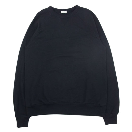 DRIES VAN NOTEN ドリスヴァンノッテン コットン クルーネック スウェット トレーナー ブラック系 M【中古】