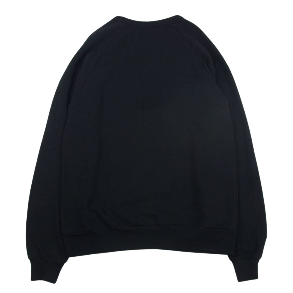 DRIES VAN NOTEN ドリスヴァンノッテン コットン クルーネック スウェット トレーナー ブラック系 M【中古】