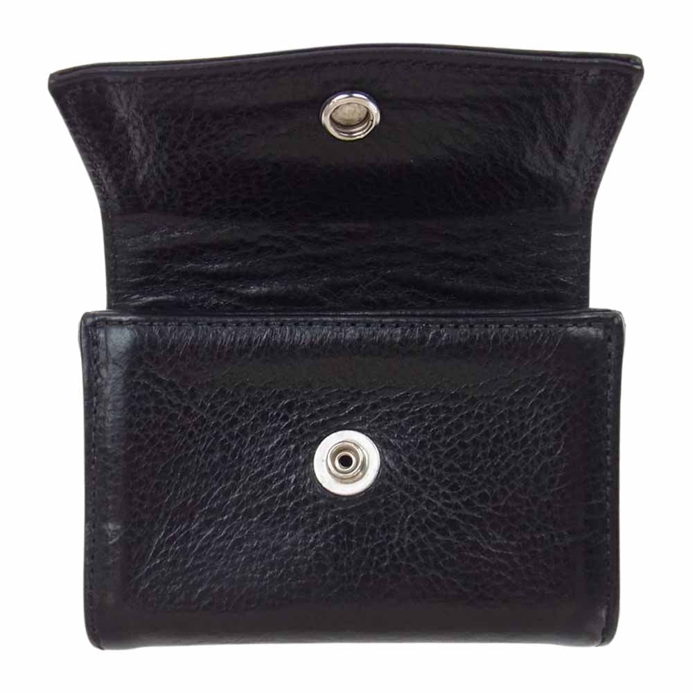 CHROME HEARTS クロムハーツ（原本無） Tiny WALLET タイニー CHプラス ウォレット ブラック系【中古】