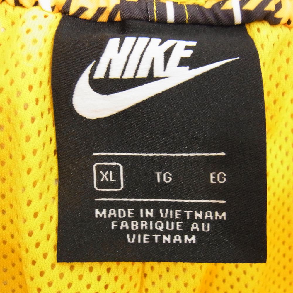NIKE ナイキ CK0531-728 ウーブンプレイド チェック パンツ イエロー系 XL【中古】