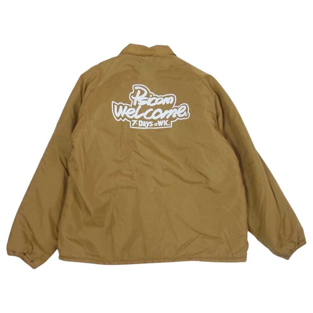 Psicom サイコム Boa Coach Jacket ボア コーチ ジャケット ライトブラウン系 M【中古】