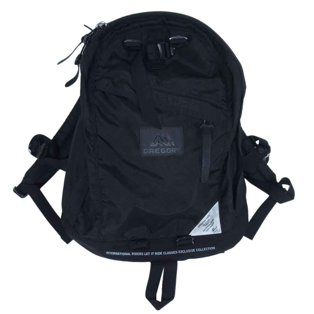 GREGORY グレゴリー ナノユニバース Let it Ride 別注 DAY PACK デイパック ナイロン バックパック ブラック系【中古】