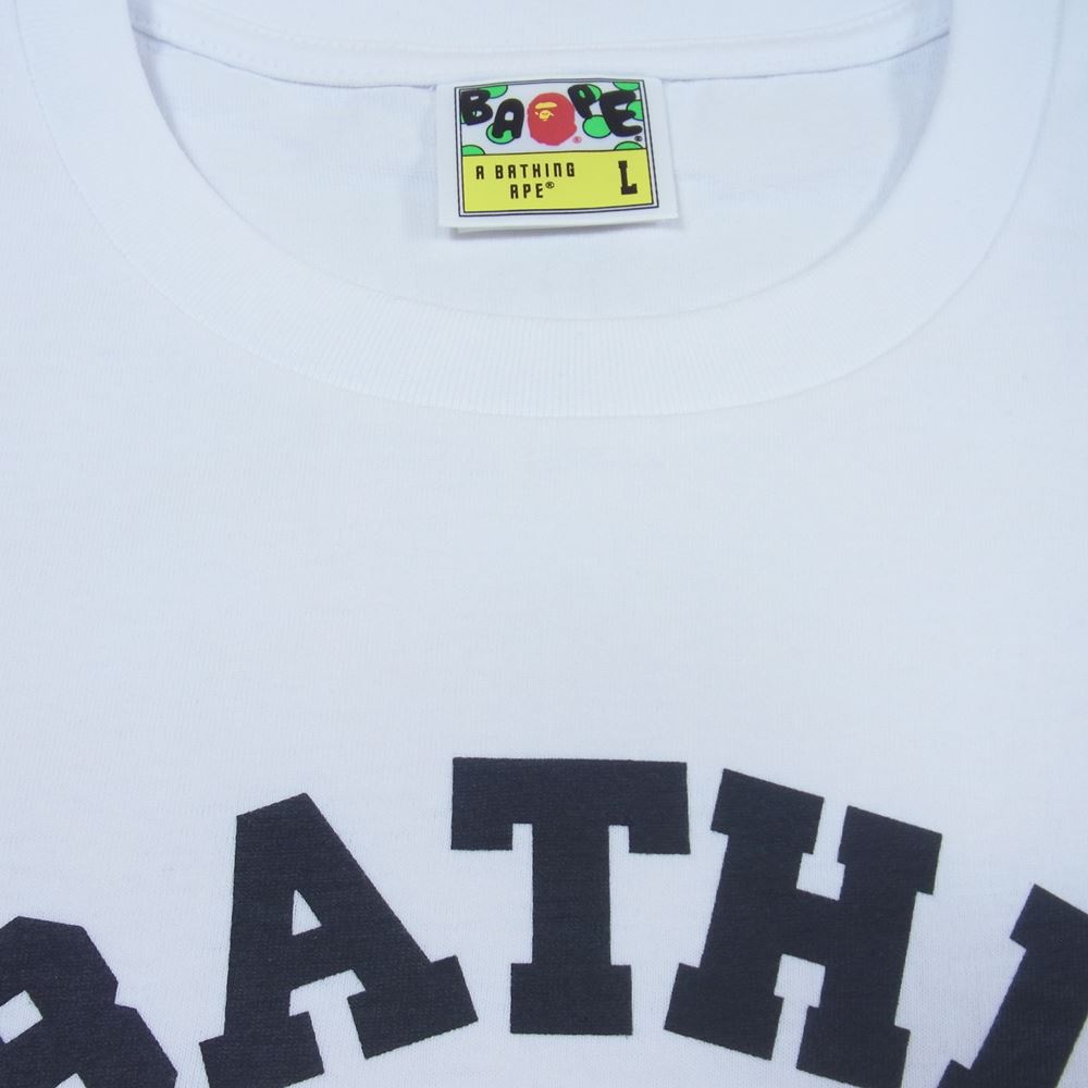 A BATHING APE アベイシングエイプ 20AW BAPE LEOPARD COLLEGE TEE