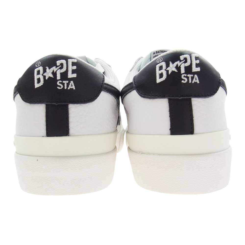 A BATHING APE アベイシングエイプ 1I20191014 MAD STA M マッドスタ スター ローカット スニーカー ホワイト系 27.5cm【新古品】【未使用】【中古】