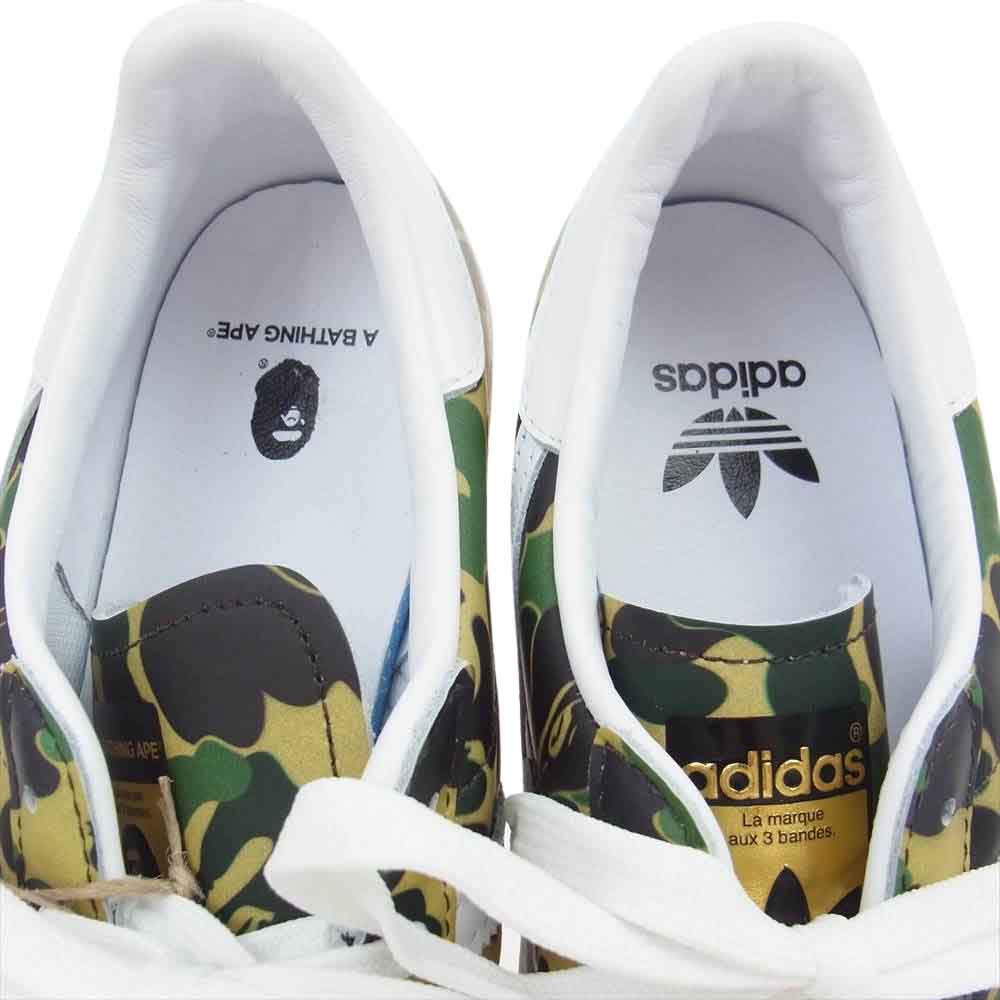 adidas アディダス GZ8981 × A BATHING APE アベイシングエイプ SUPER STAR 80S BAPE スーパースター 80S べイプ カモ マルチカラー系 27.0cm【新古品】【未使用】【中古】