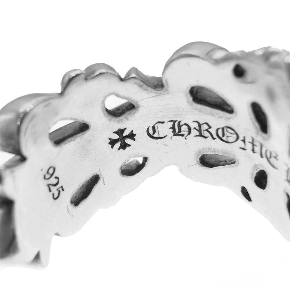 CHROME HEARTS クロムハーツ（原本有） DBL FLRL CRS ダブルフローラル クロス リング シルバー シルバー系 26号【中古】