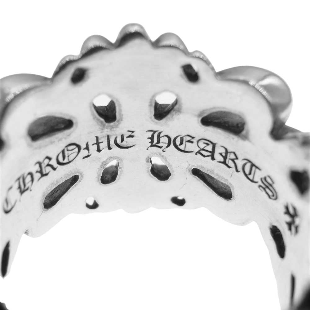 CHROME HEARTS クロムハーツ（原本有） DBL FLRL CRS ダブルフローラル クロス リング シルバー シルバー系 26号【中古】