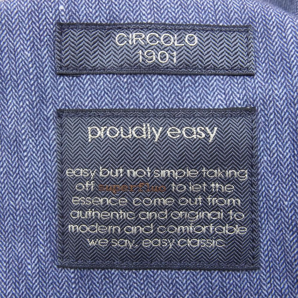 チルコロ1901 1104-301521 ヘリンボーン 2B テーラード ジャケット ネイビー系 48【中古】