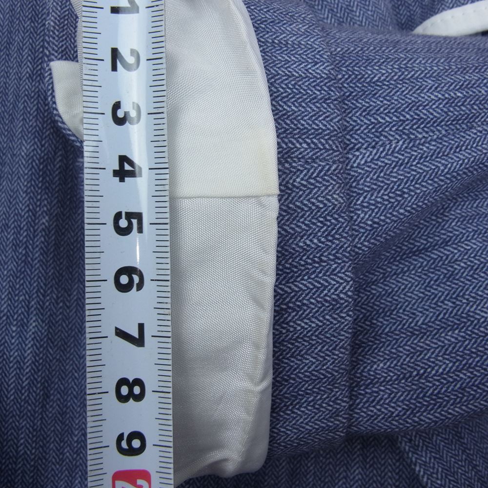 チルコロ1901 1104-301521 ヘリンボーン 2B テーラード ジャケット ネイビー系 48【中古】