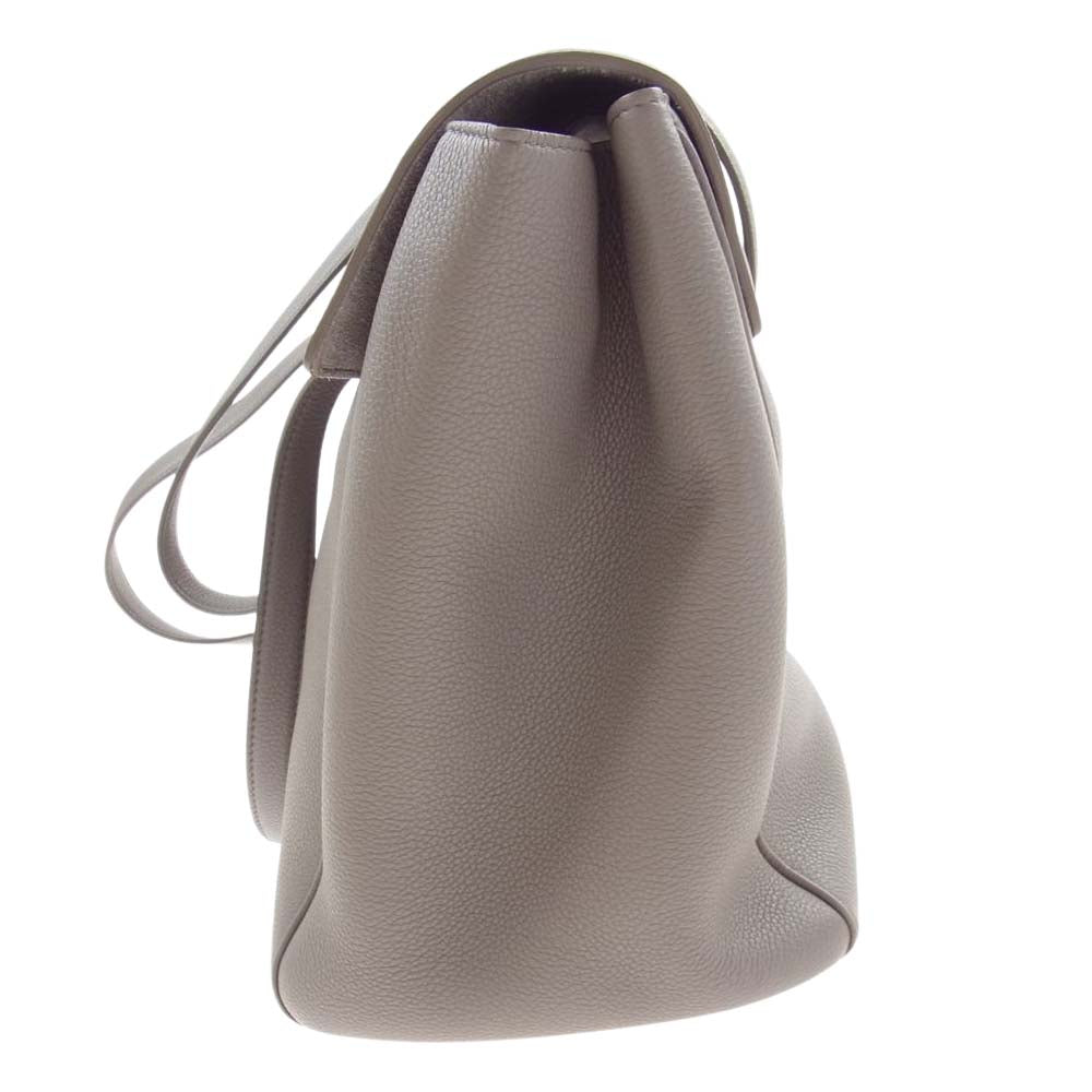 CELINE セリーヌ 194043CR4  16 セーズ ラージ サプルグレインドカーフ ソフト ショルダー バッグ ぺブル グレー系【中古】