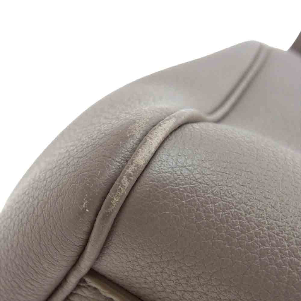CELINE セリーヌ 194043CR4  16 セーズ ラージ サプルグレインドカーフ ソフト ショルダー バッグ ぺブル グレー系【中古】
