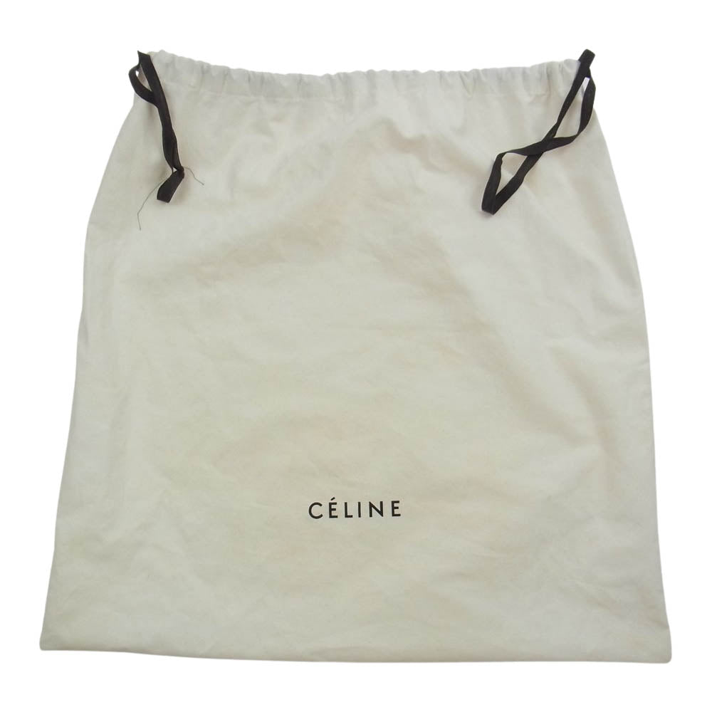 CELINE セリーヌ 194043CR4  16 セーズ ラージ サプルグレインドカーフ ソフト ショルダー バッグ ぺブル グレー系【中古】