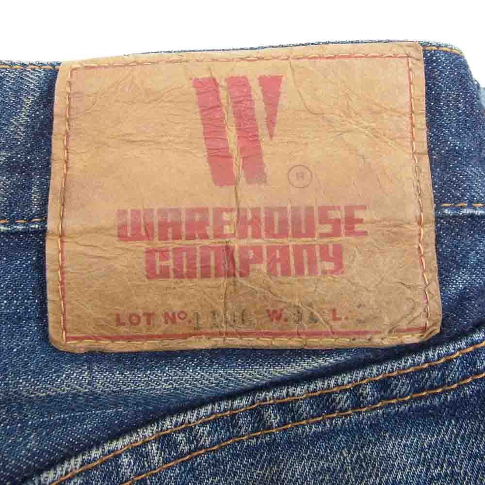 WAREHOUSE ウエアハウス ボタンフライ デニム パンツ インディゴブルー系 31【中古】