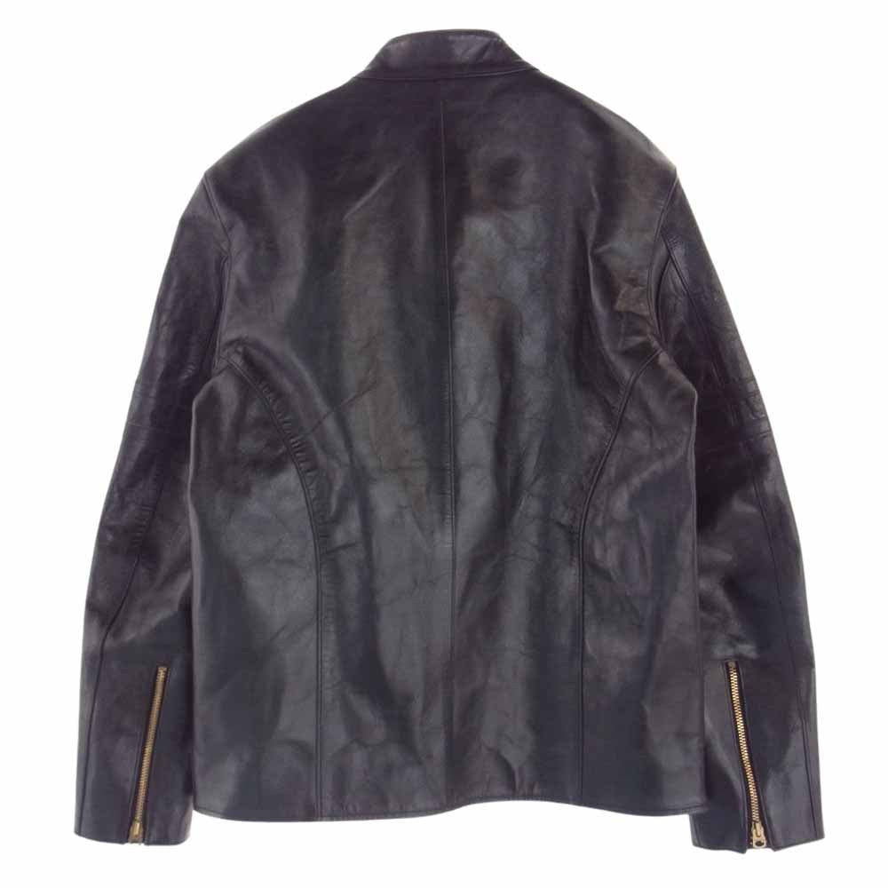ファインクリークレザーズ ROBERTS ロバーツ ホースハイド シングル レザー ライダース ジャケット ブラック系 40【美品】【中古】