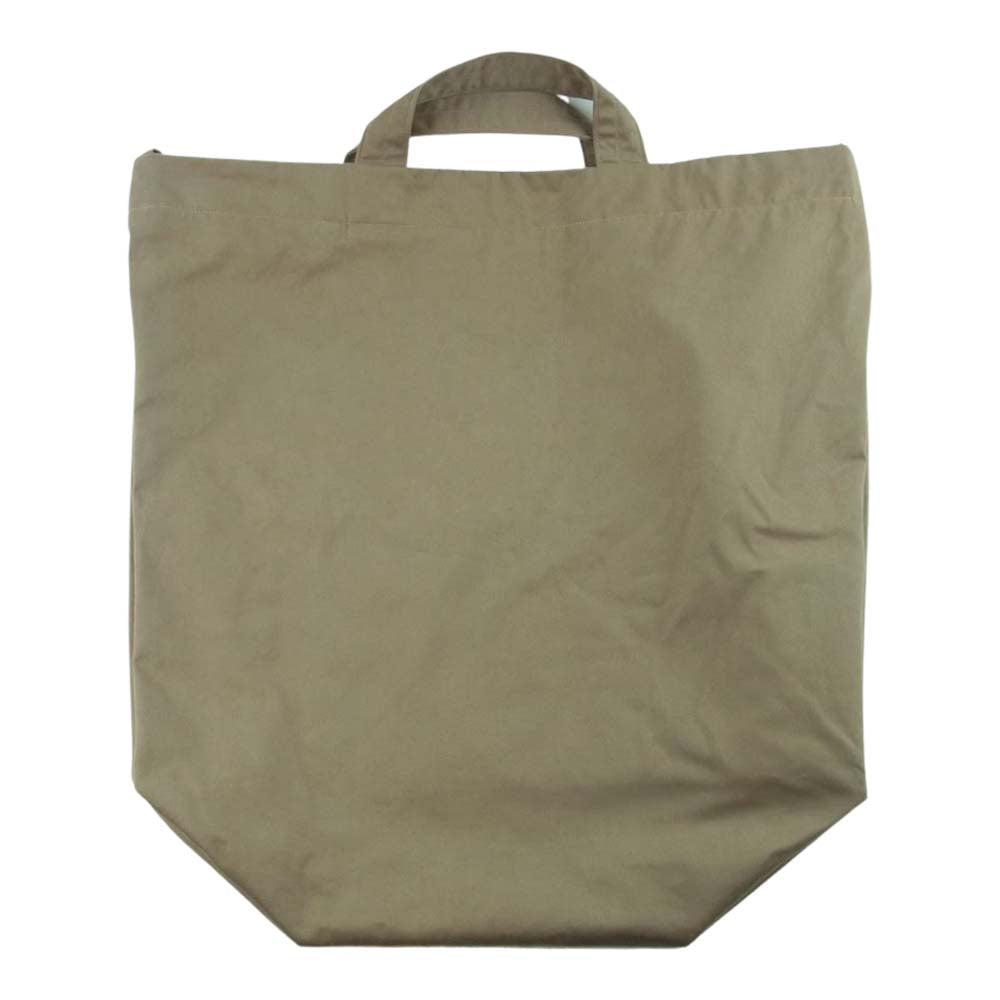 コントール KON-GD02223 BRUSHED COTTON BIG TOTE ブラッシュド コットン ビッグ トート バッグ ベージュ系  FREE【新古品】【未使用】【中古】