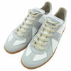 MAISON MARGIELA メゾンマルジェラ 22 ジャーマントレーナー レザー ローカット スニーカー ベージュ系 40【美品】【中古】