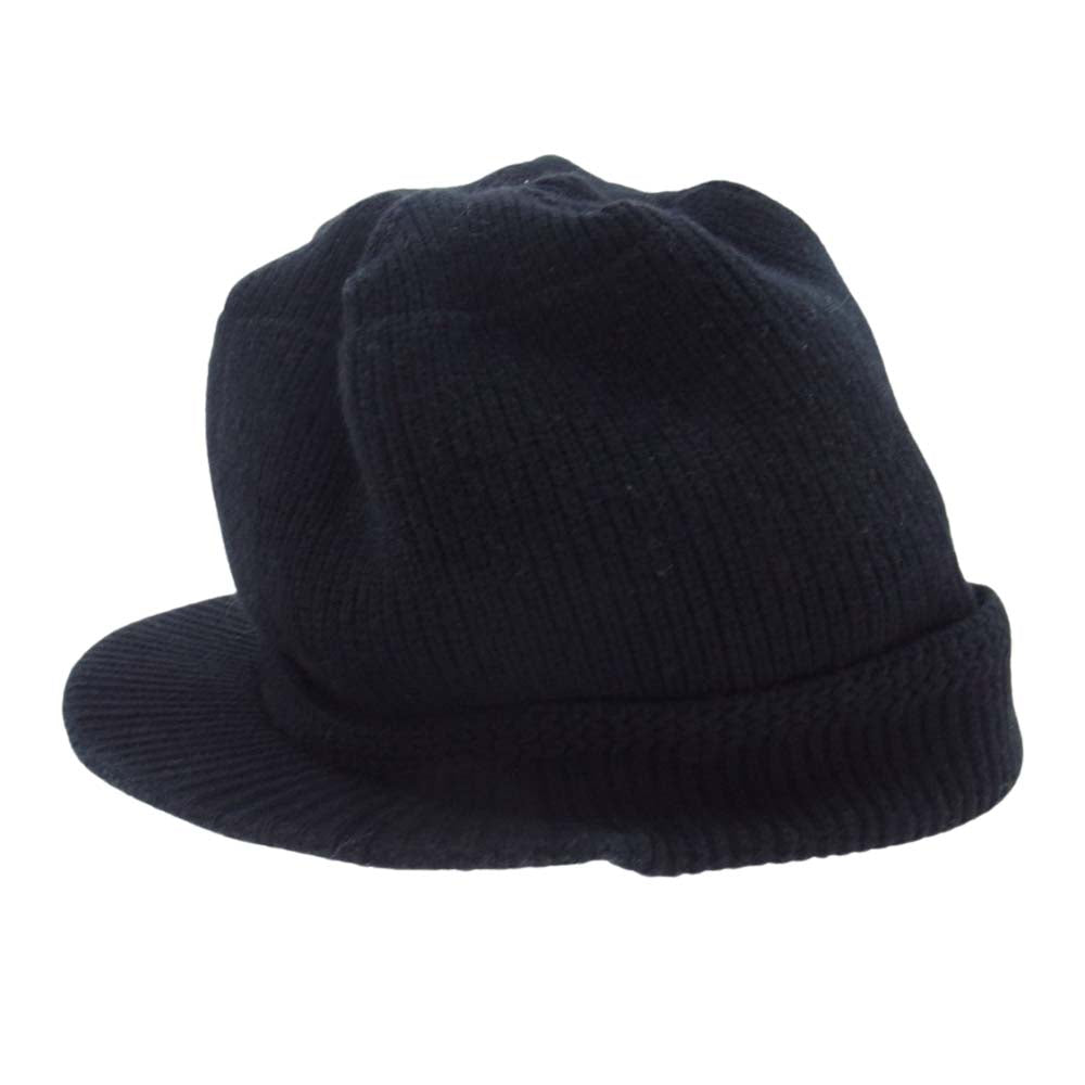 TENDERLOIN テンダーロイン T-JEEP CAP ツバ付き ニット キャップ ブラック系【中古】