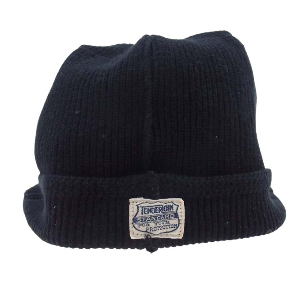 TENDERLOIN テンダーロイン T-JEEP CAP ツバ付き ニット キャップ ブラック系【中古】