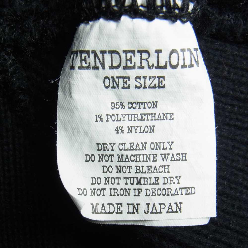 TENDERLOIN テンダーロイン T-JEEP CAP ツバ付き ニット キャップ ブラック系【中古】