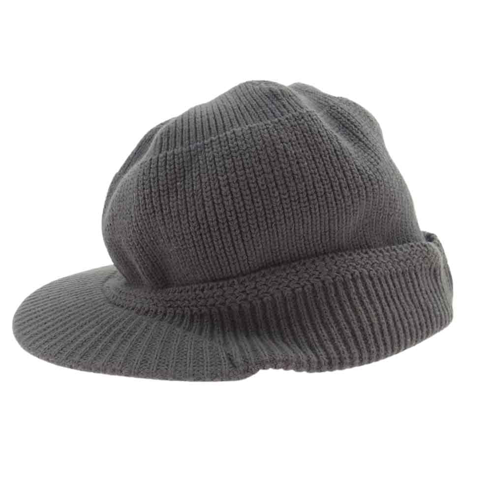 TENDERLOIN テンダーロイン T-JEEP CAP ツバ付き ニット キャップ グレー系 チャコール系【中古】
