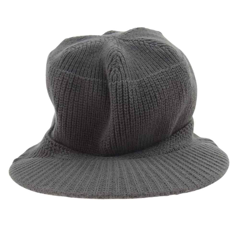 TENDERLOIN テンダーロイン T-JEEP CAP ツバ付き ニット キャップ グレー系 チャコール系【中古】
