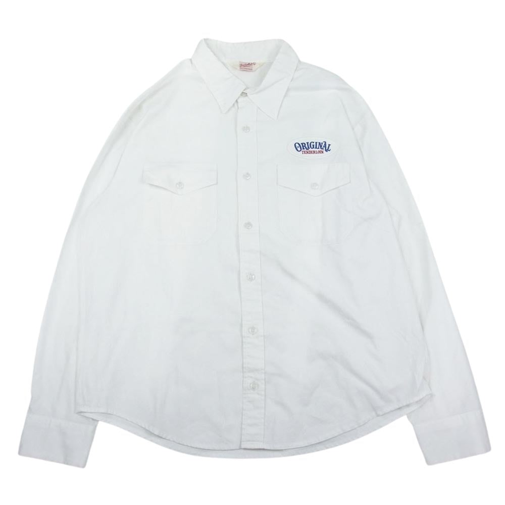 TENDERLOIN テンダーロイン T-WORK SHT U ワーク シャツ ホワイト系 L【中古】