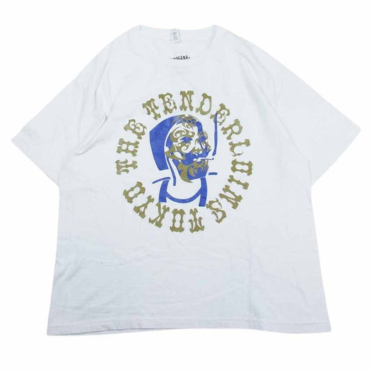 TENDERLOIN テンダーロイン C.Z.Z.M TEE ジグザグ ボルネオスカル 半袖 Tシャツ ホワイト系 L【中古】