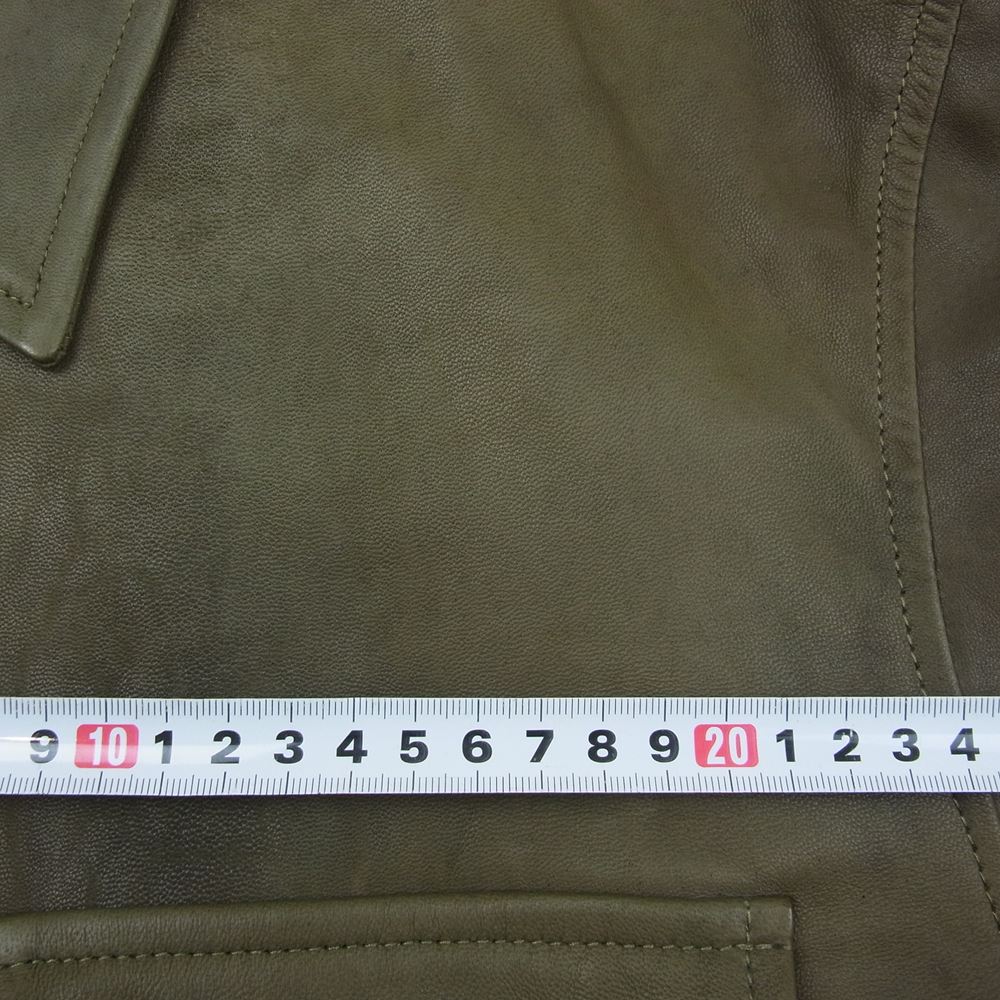 CALEE キャリー 21AW 21AW005SP skin shirt jacket シープスキン シャツ ジャケット グレー系 XL【極上美品】【中古】