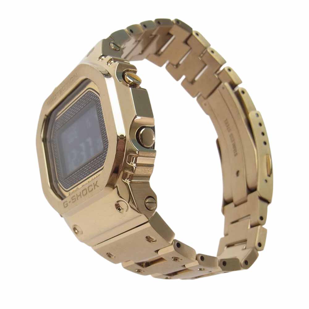 CASIO G-SHOCK カシオ ジーショック GMW-B5000GD-9JF  ソーラー 電波 時計 フルメタル ウォッチ  ゴールド系【美品】【中古】