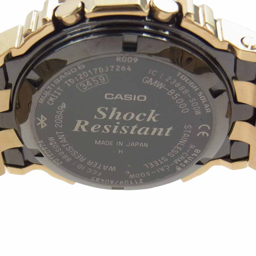 CASIO G-SHOCK カシオ ジーショック GMW-B5000GD-9JF  ソーラー 電波 時計 フルメタル ウォッチ  ゴールド系【美品】【中古】