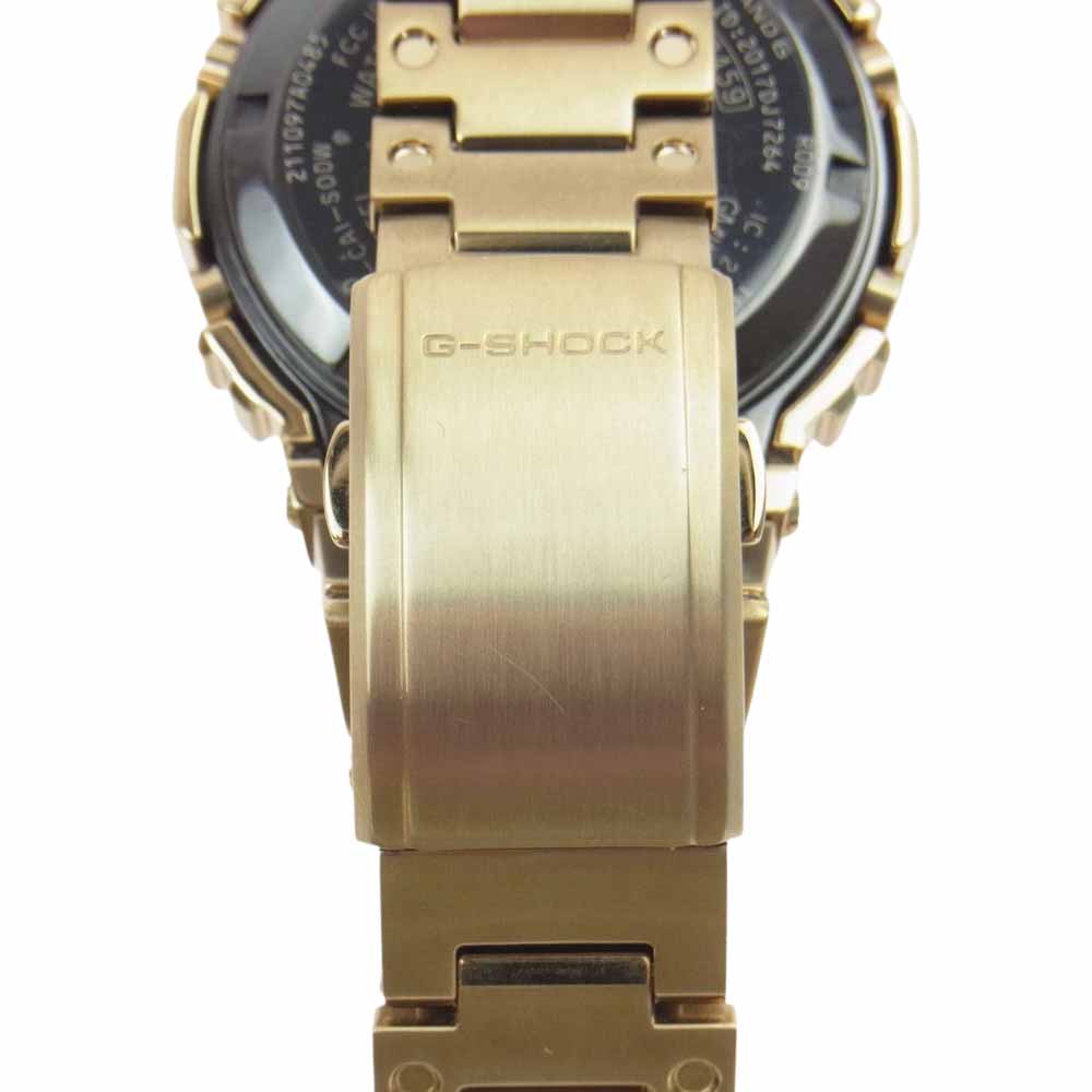 CASIO G-SHOCK カシオ ジーショック GMW-B5000GD-9JF  ソーラー 電波 時計 フルメタル ウォッチ  ゴールド系【美品】【中古】