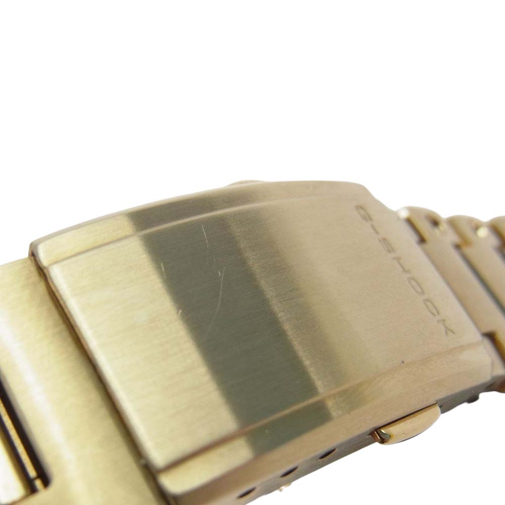 CASIO G-SHOCK カシオ ジーショック GMW-B5000GD-9JF  ソーラー 電波 時計 フルメタル ウォッチ  ゴールド系【美品】【中古】