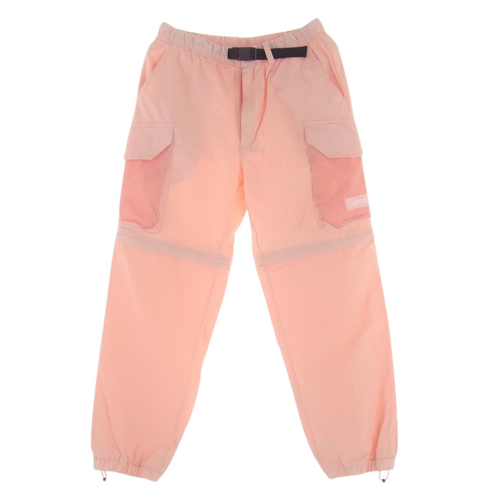 Supreme シュプリーム 21SS Mesh Pocket Belted Cargo Pant メッシュ ポケット カーゴパンツ ピンク系 S【中古】