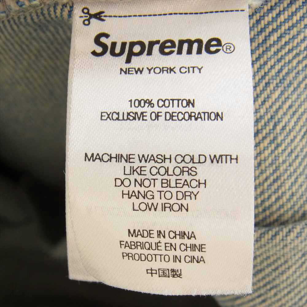 Supreme シュプリーム 21AW Zip-Off Utility Pant ジップオフ ユーティリティ パンツ インディゴブルー系 30【中古】