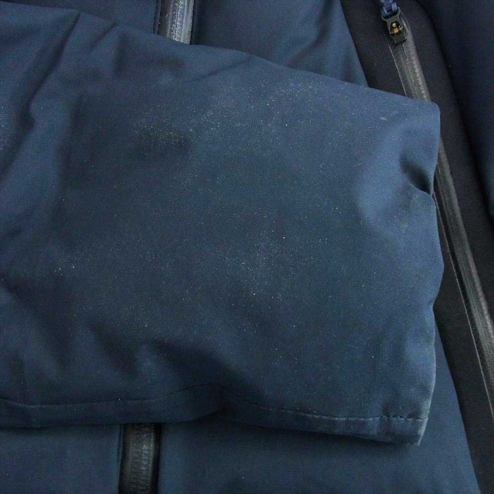 DESCENTE デサント DAMMGK30U 水沢ダウン MOUNTAINEER マウンテニア フーディ ダウン ジャケット ネイビー系 L【中古】