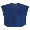 PORTER CLASSIC ポータークラシック SASHIKO SASHI-DOT PONCHO TEE 刺し子 サシコ ドット サシドット ポンチョ Vネック 半袖 Tシャツ カットソー ネイビー系 2【中古】