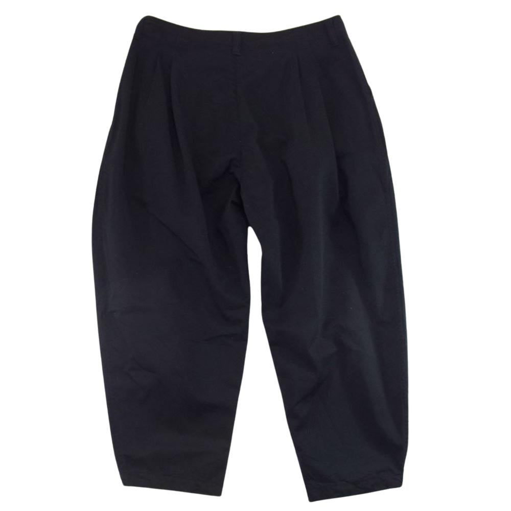 PORTER CLASSIC ポータークラシック 21AW SATCHMO CHINOS サッチモ チノ タック トラウザー スラックス パンツ ネイビー系 L【中古】