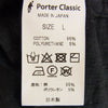 PORTER CLASSIC ポータークラシック 21SS SASHIKO STRETCH KEROUAC SHIRT 刺し子 サシコ ストレッチ ケルアック 半袖 開襟 オープンカラー シャツ ブラック系 L【中古】