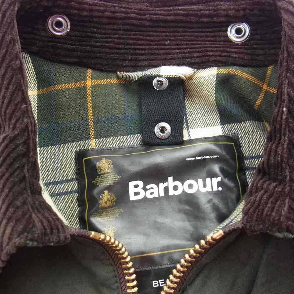 Barbour バブアー MWX0017SG91 国内正規品 BEAUFORT ビューフォート オイルド ジャケット モスグリーン系【中古】