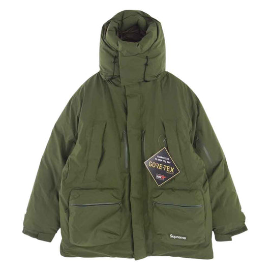 Supreme シュプリーム 22AW GORE-TEX 700-Fill Down Parka ゴアテックス ダウン パーカ ジャケット オリーブ系 XL【極上美品】【中古】