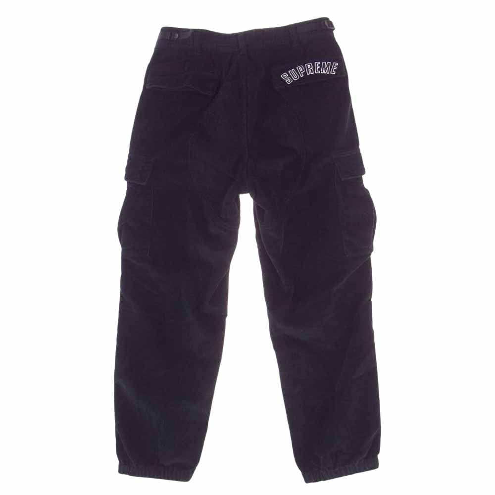 Supreme シュプリーム 22SS × NIKE Arc Corduroy Cargo Pant ナイキ コーデュロイ カーゴパンツ ブラック系 S【中古】