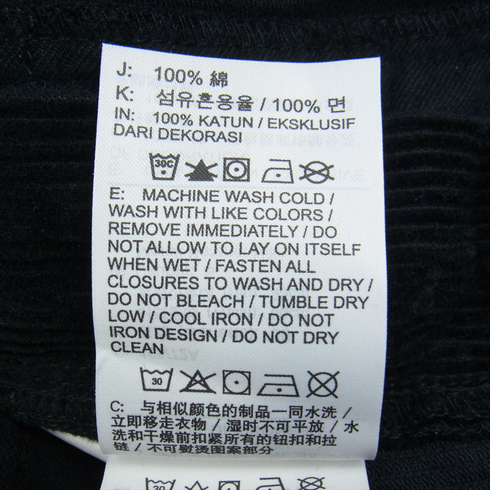 Supreme シュプリーム 22SS × NIKE Arc Corduroy Cargo Pant ナイキ コーデュロイ カーゴパンツ ブラック系 S【中古】