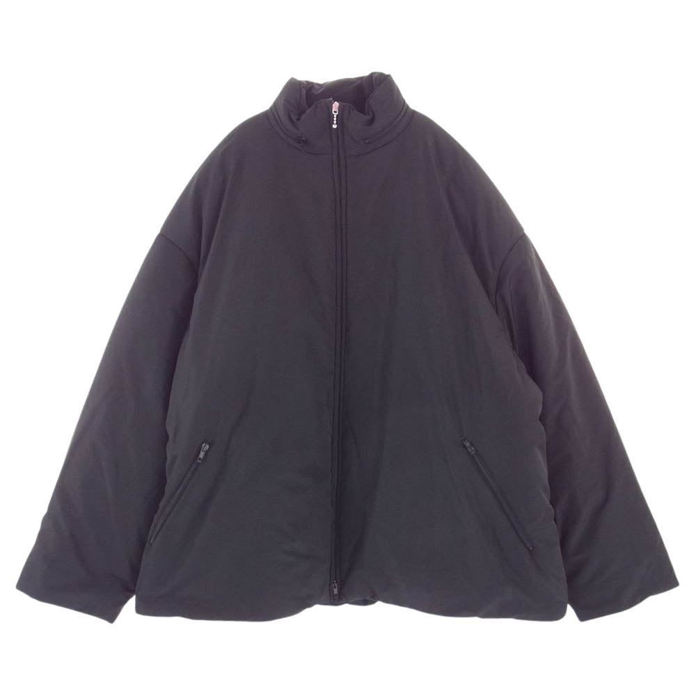 BALENCIAGA バレンシアガ 18AW 533910 TYD36 バックロゴ パフィ オーバーサイズ ブルゾン ブラック系 50【中古】