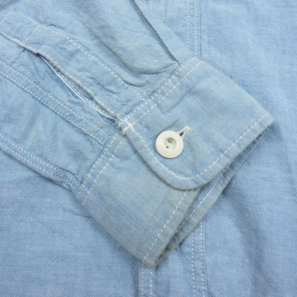 HYSTERIC GLAMOUR ヒステリックグラマー 1251AH01 ×PLAYBOY プレイボーイ 1251AH01 デニム シャツ インディゴブルー系 S【中古】